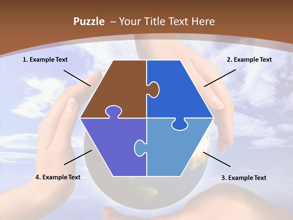 Touching Caregiver Closeup PowerPoint Template