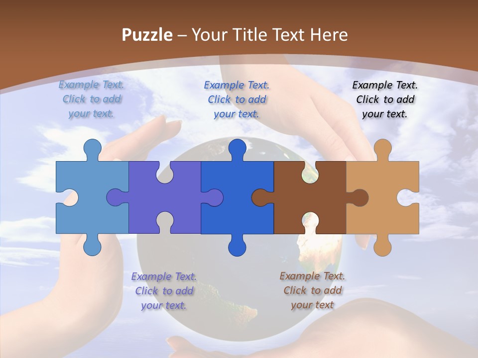 Touching Caregiver Closeup PowerPoint Template