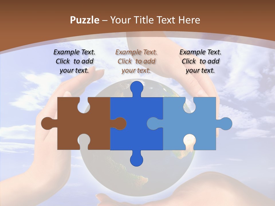 Touching Caregiver Closeup PowerPoint Template