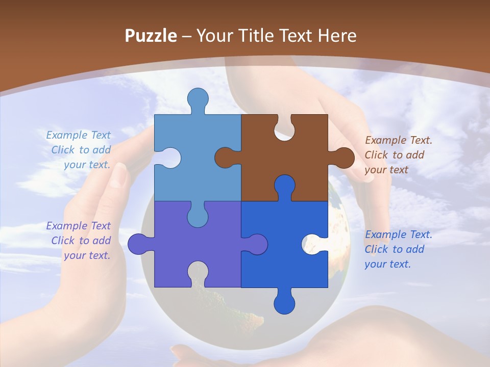 Touching Caregiver Closeup PowerPoint Template