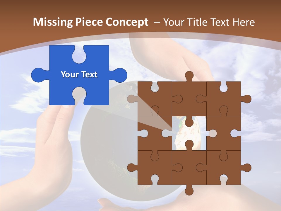 Touching Caregiver Closeup PowerPoint Template