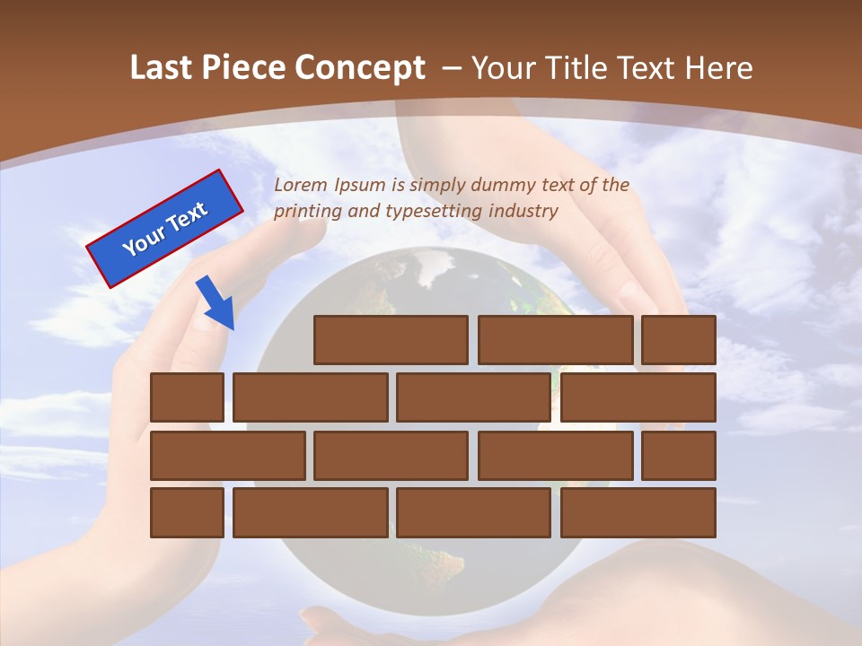 Touching Caregiver Closeup PowerPoint Template