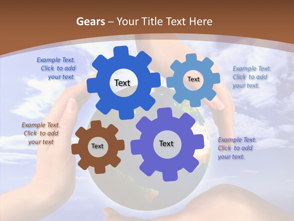 Touching Caregiver Closeup PowerPoint Template