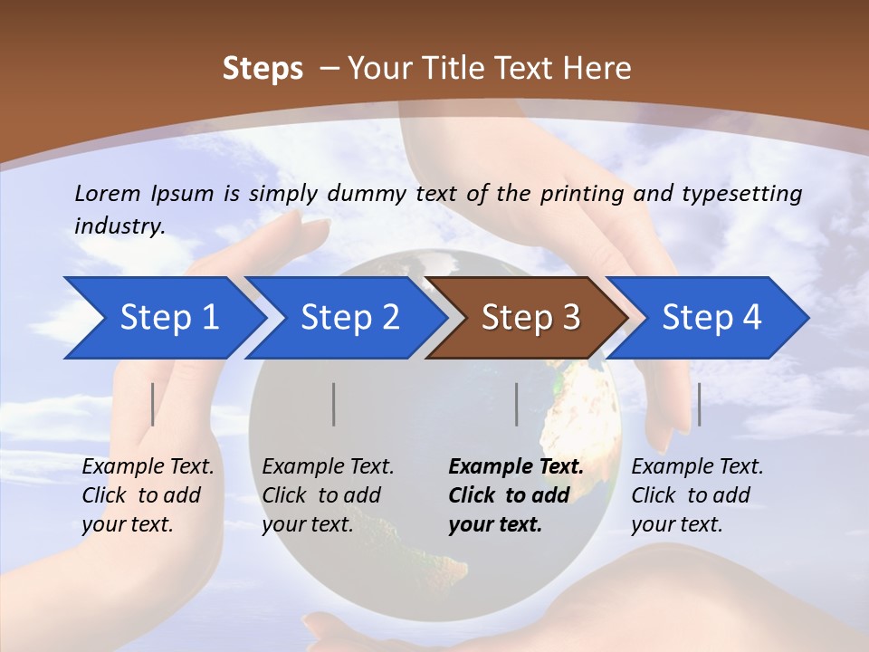 Touching Caregiver Closeup PowerPoint Template