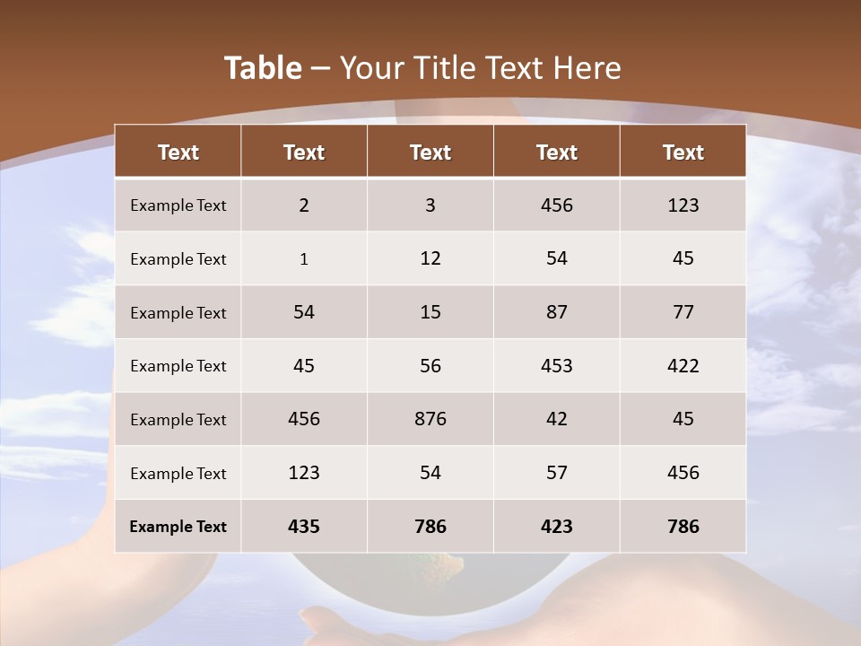 Touching Caregiver Closeup PowerPoint Template