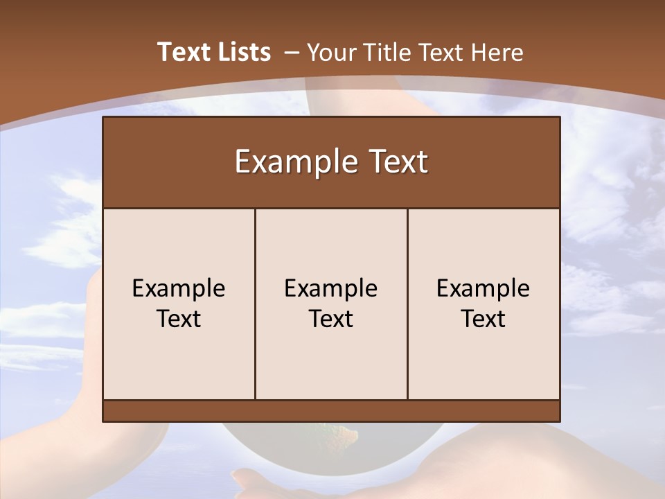 Touching Caregiver Closeup PowerPoint Template