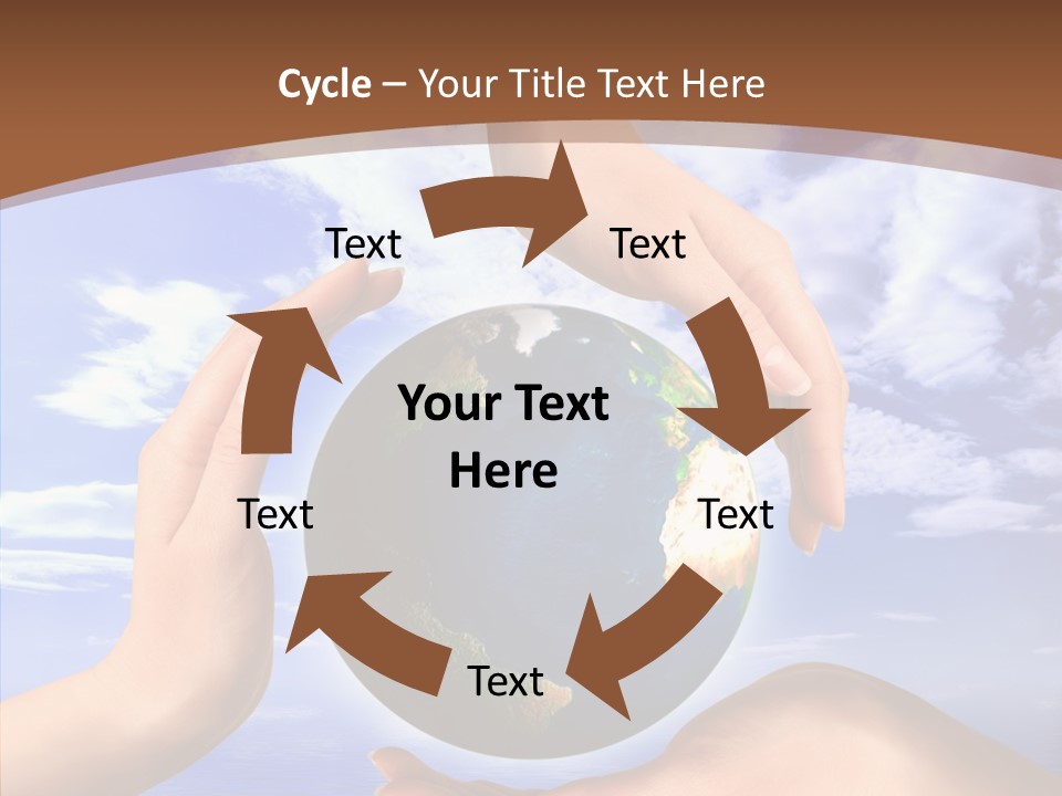 Touching Caregiver Closeup PowerPoint Template