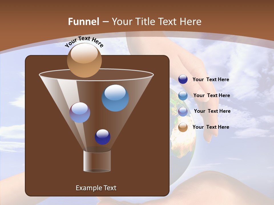 Touching Caregiver Closeup PowerPoint Template