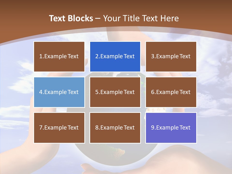 Touching Caregiver Closeup PowerPoint Template