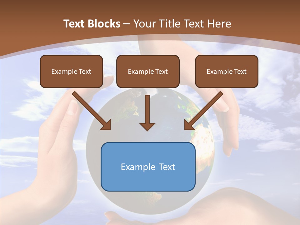 Touching Caregiver Closeup PowerPoint Template