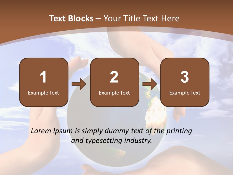 Touching Caregiver Closeup PowerPoint Template