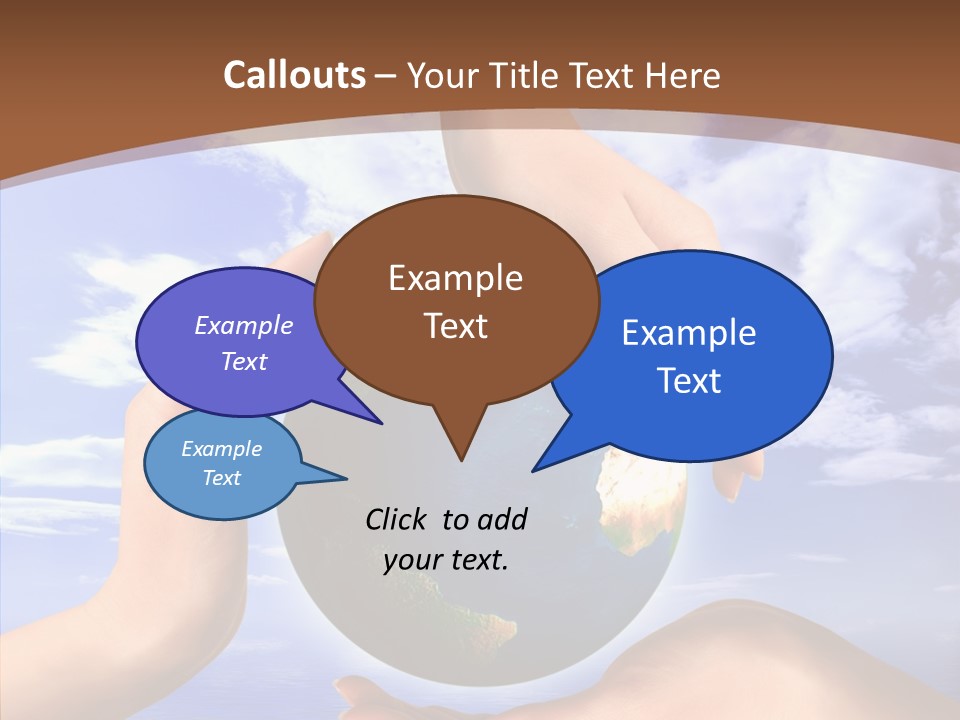 Touching Caregiver Closeup PowerPoint Template