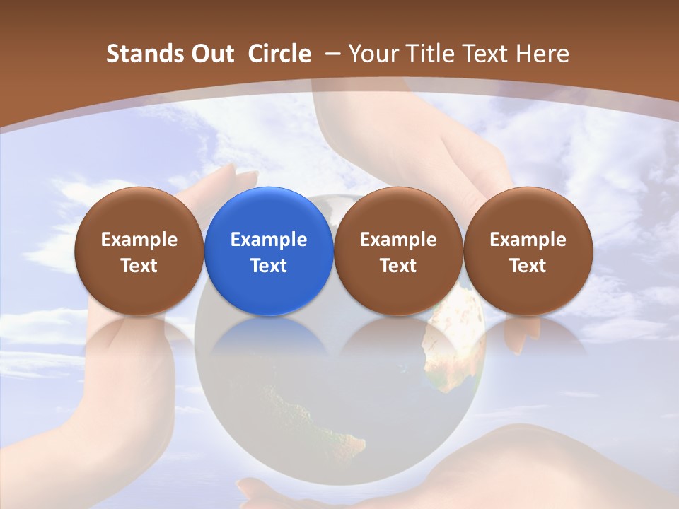 Touching Caregiver Closeup PowerPoint Template