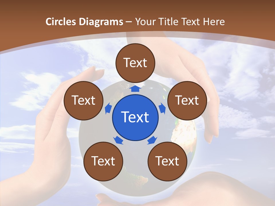 Touching Caregiver Closeup PowerPoint Template