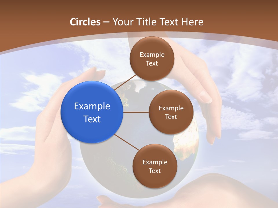 Touching Caregiver Closeup PowerPoint Template