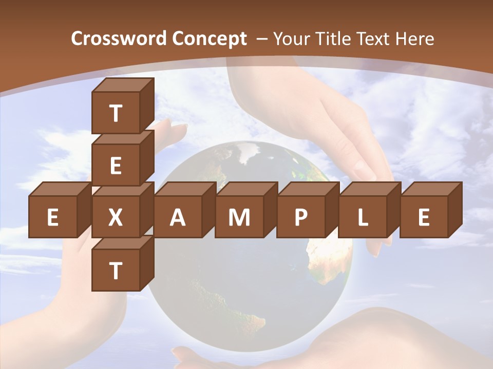 Touching Caregiver Closeup PowerPoint Template