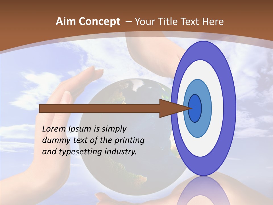 Touching Caregiver Closeup PowerPoint Template