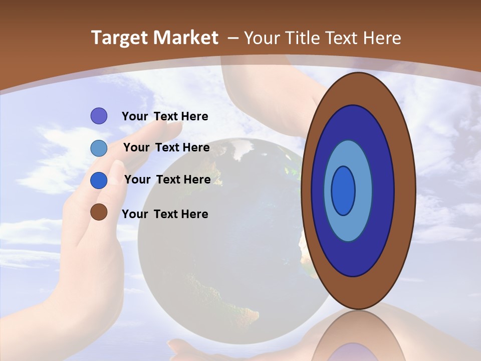 Touching Caregiver Closeup PowerPoint Template