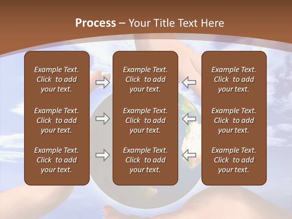 Touching Caregiver Closeup PowerPoint Template