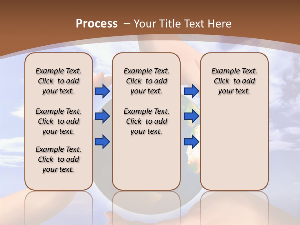 Touching Caregiver Closeup PowerPoint Template