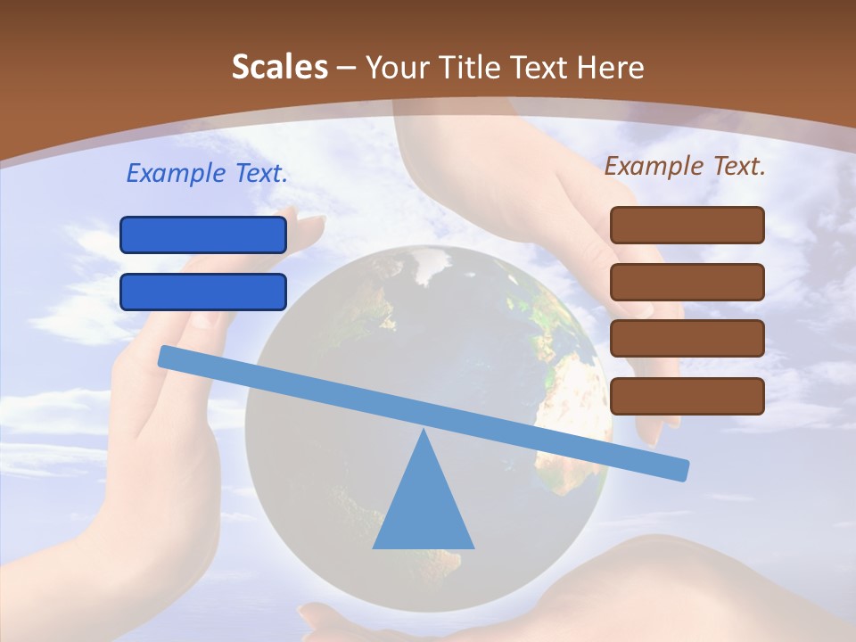Touching Caregiver Closeup PowerPoint Template