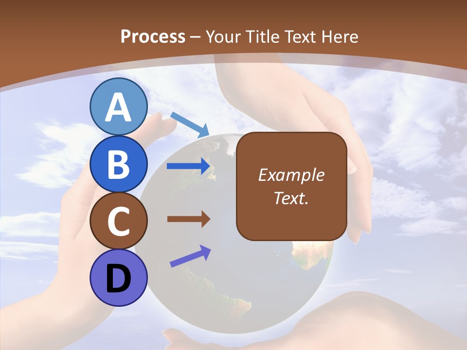 Touching Caregiver Closeup PowerPoint Template