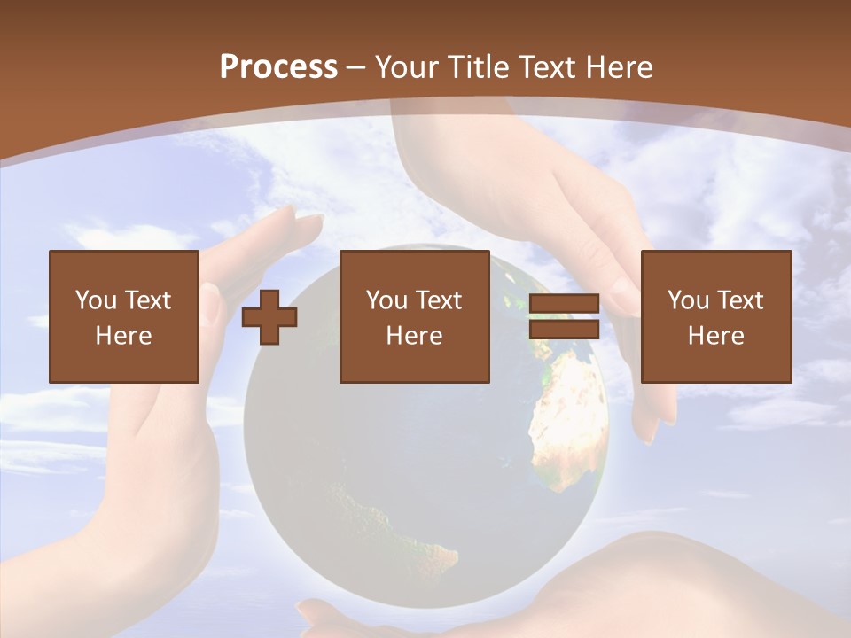 Touching Caregiver Closeup PowerPoint Template