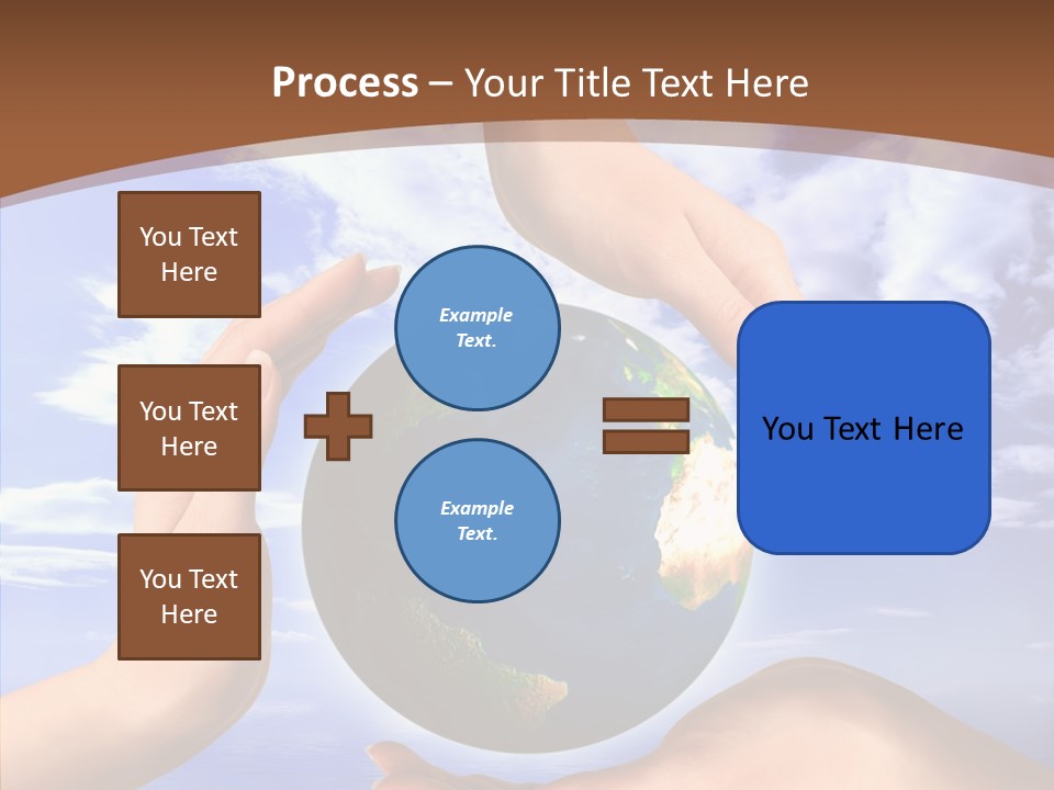 Touching Caregiver Closeup PowerPoint Template