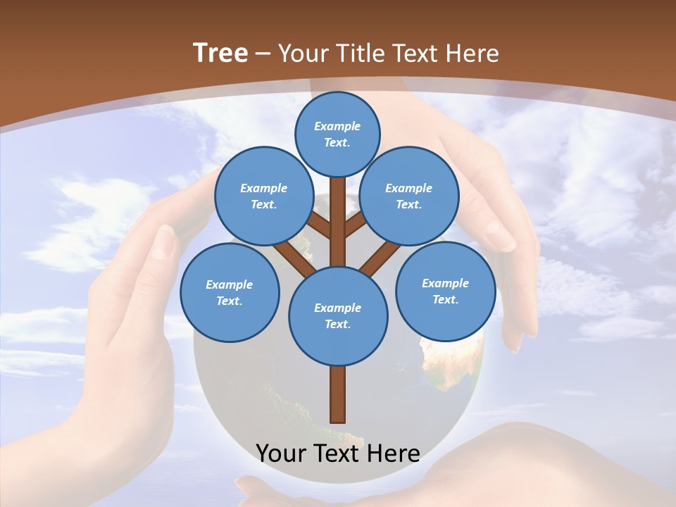 Touching Caregiver Closeup PowerPoint Template