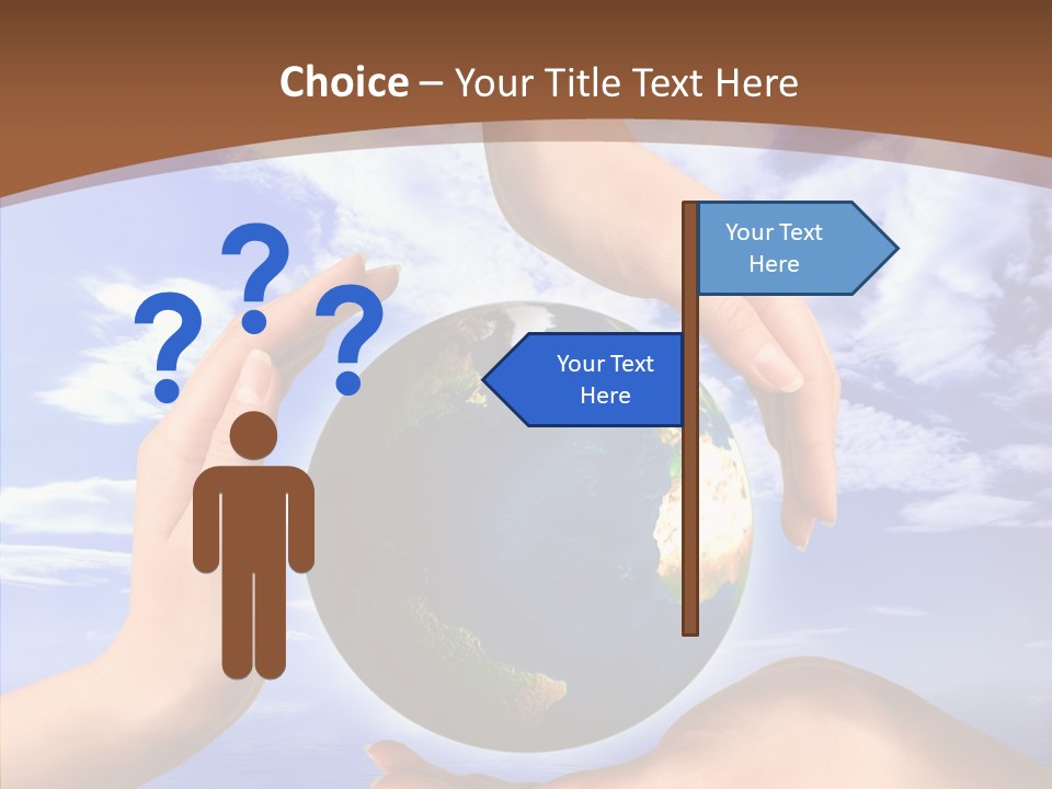 Touching Caregiver Closeup PowerPoint Template