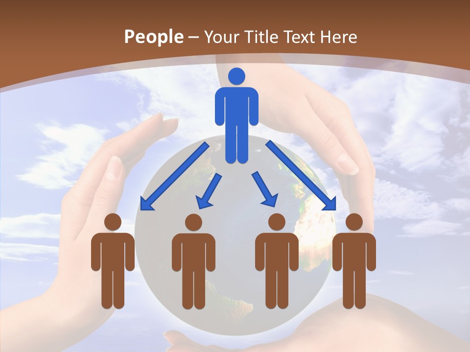 Touching Caregiver Closeup PowerPoint Template