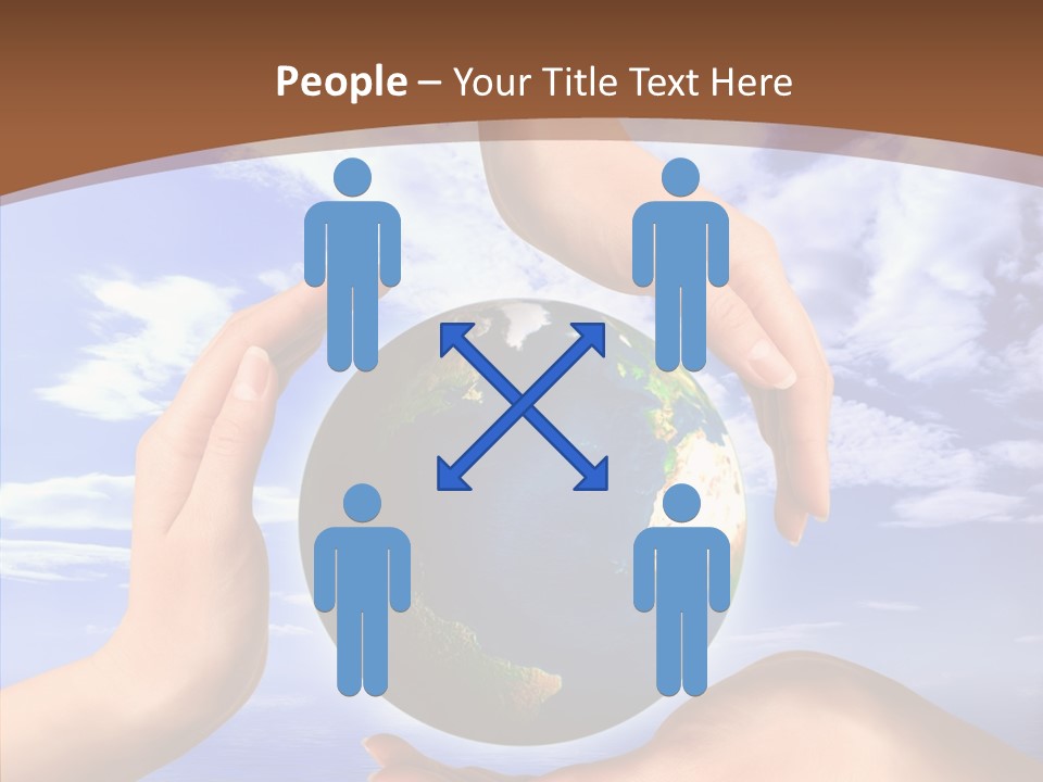 Touching Caregiver Closeup PowerPoint Template