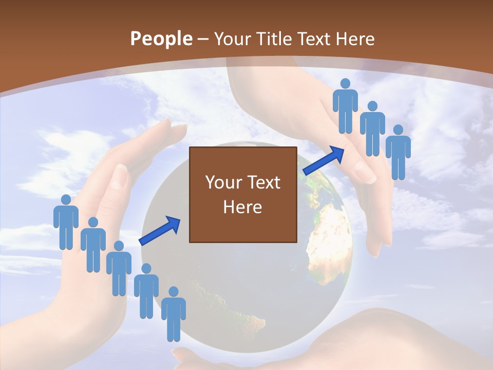 Touching Caregiver Closeup PowerPoint Template