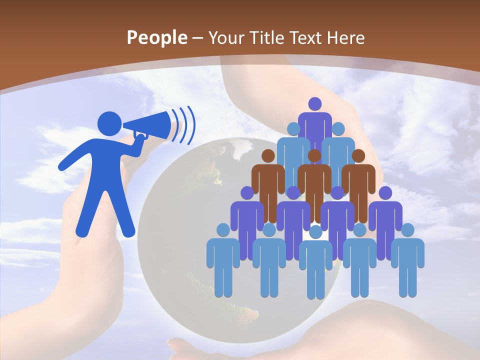 Touching Caregiver Closeup PowerPoint Template