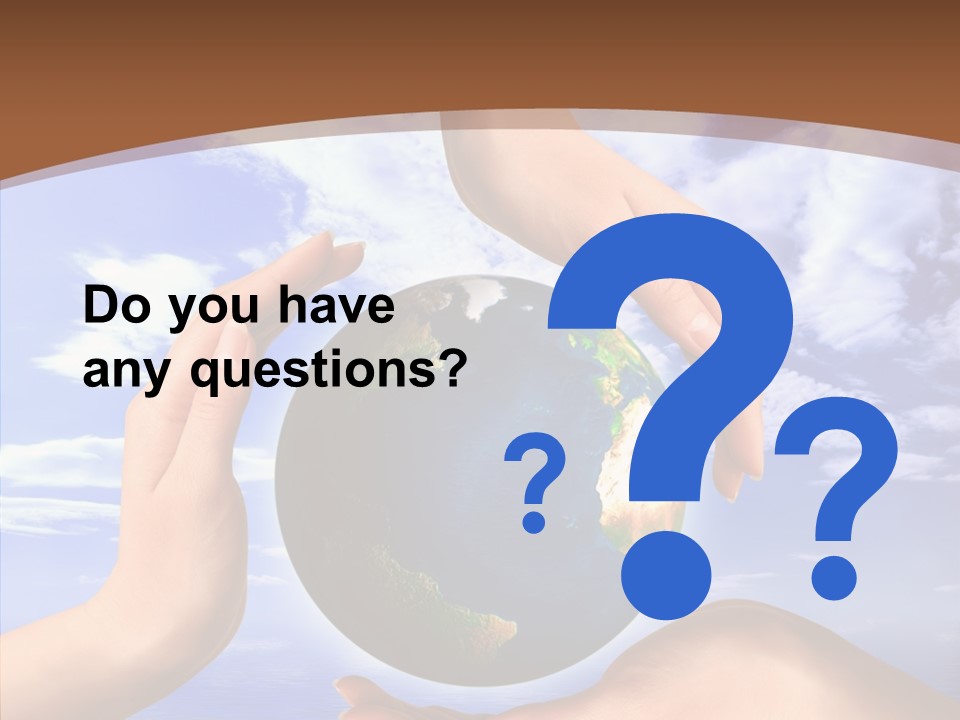 Touching Caregiver Closeup PowerPoint Template