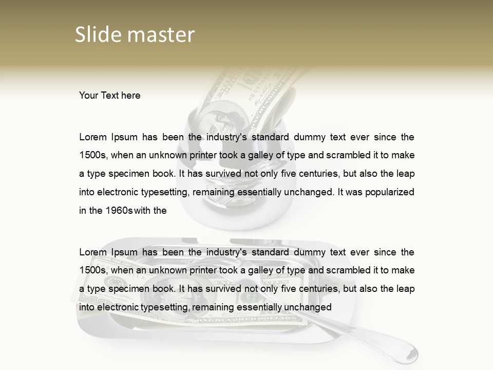 Caregiver Old Finger PowerPoint Template