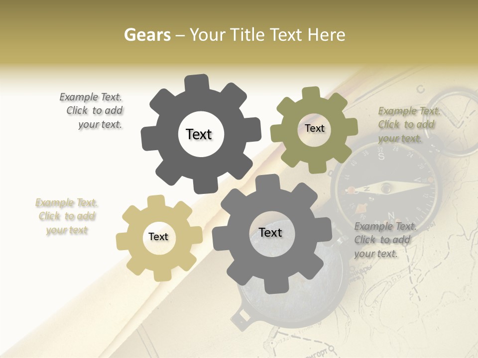 Touching Aging Holding Hands PowerPoint Template