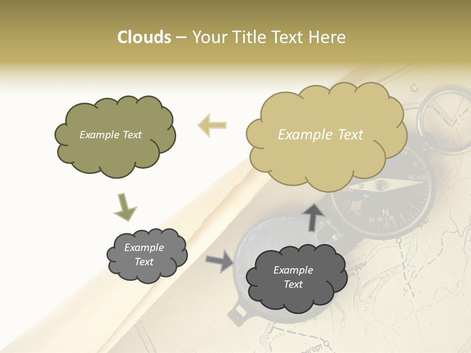 Touching Aging Holding Hands PowerPoint Template