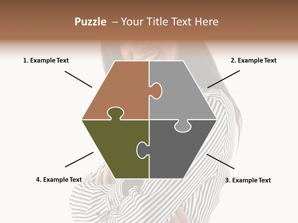 Senior  Closeup Holding Hands PowerPoint Template