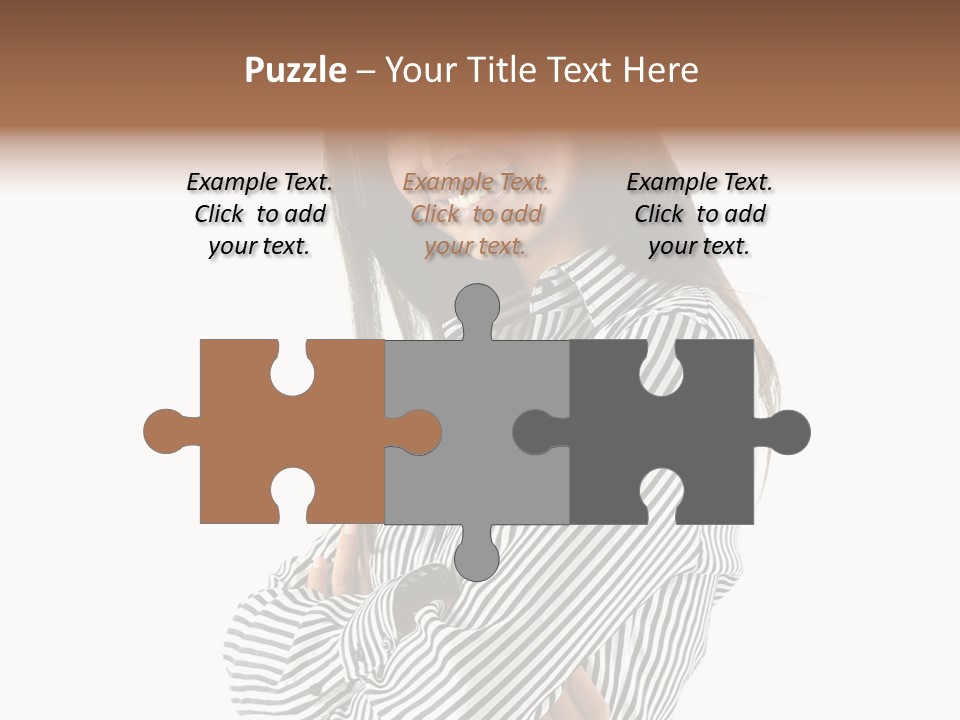 Senior  Closeup Holding Hands PowerPoint Template