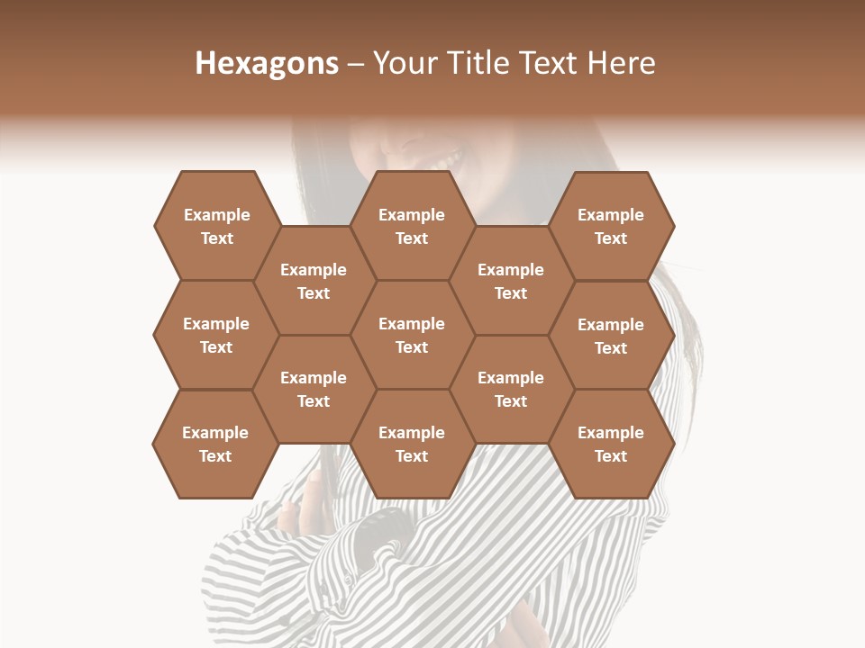 Senior  Closeup Holding Hands PowerPoint Template