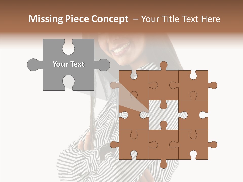 Senior  Closeup Holding Hands PowerPoint Template