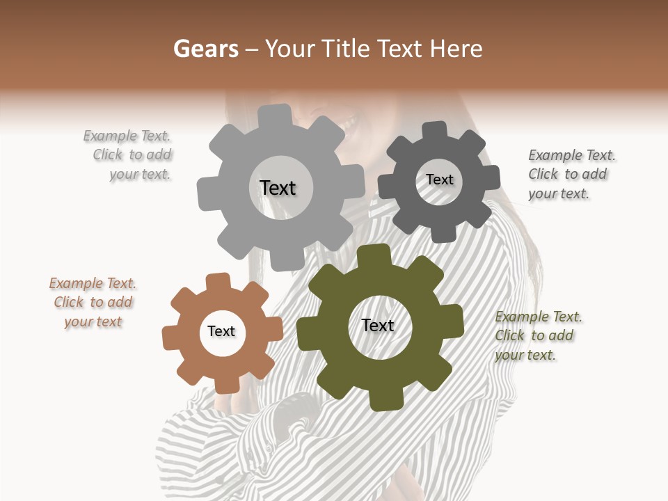 Senior  Closeup Holding Hands PowerPoint Template