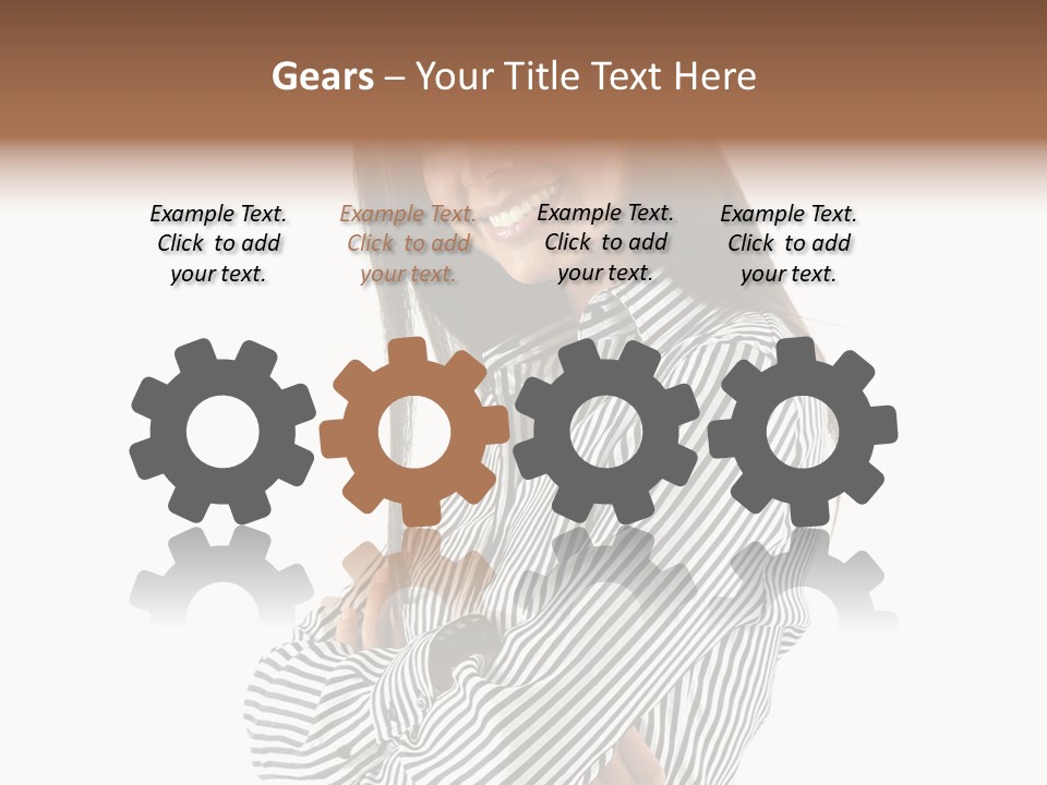 Senior  Closeup Holding Hands PowerPoint Template