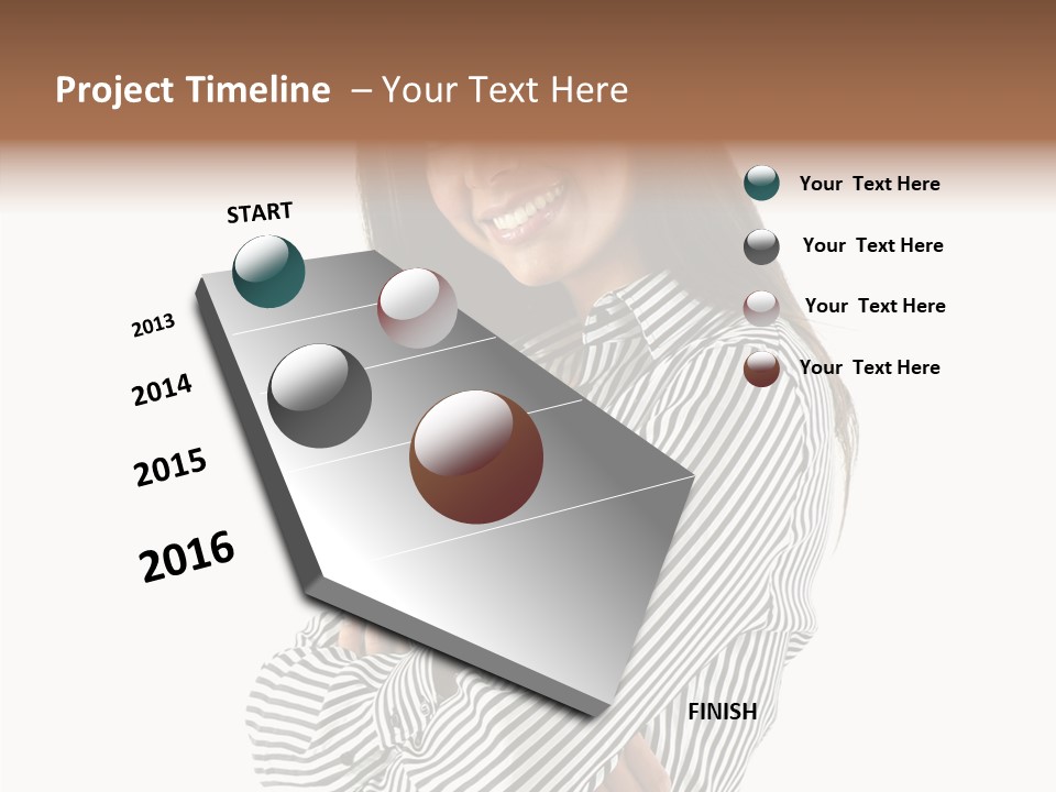 Senior  Closeup Holding Hands PowerPoint Template