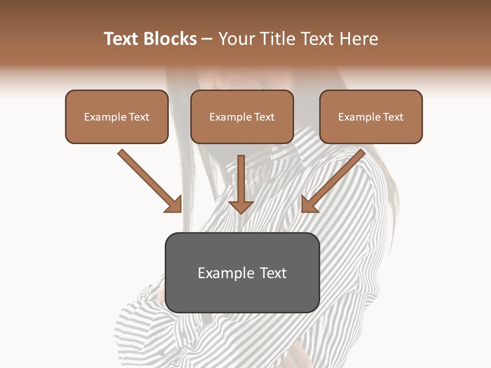 Senior  Closeup Holding Hands PowerPoint Template