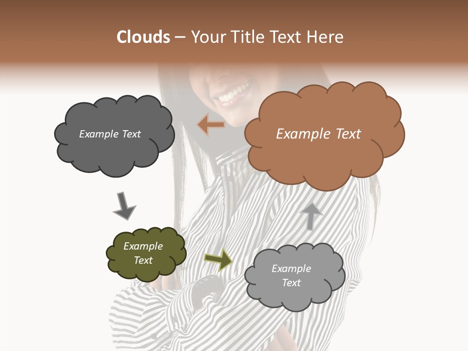 Senior  Closeup Holding Hands PowerPoint Template