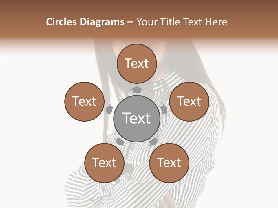 Senior  Closeup Holding Hands PowerPoint Template