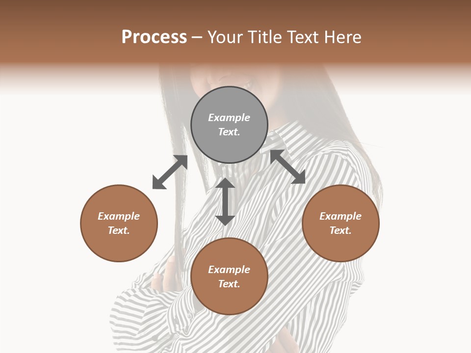 Senior  Closeup Holding Hands PowerPoint Template