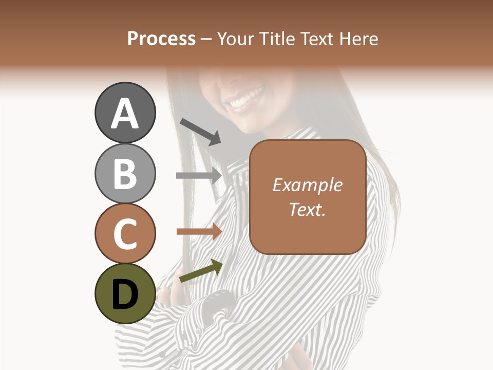 Senior  Closeup Holding Hands PowerPoint Template